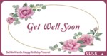 Get Well Soon Card, Vintage Style