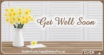 Get Well Soon Card with Brown Design